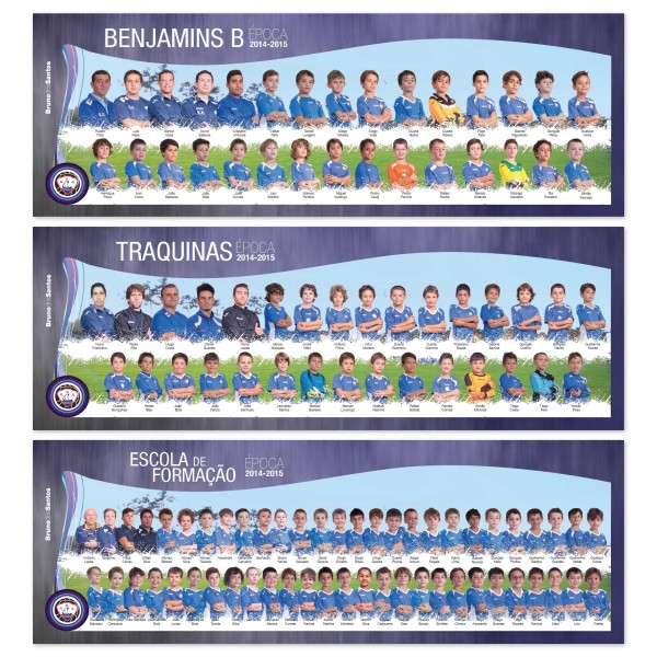 3x mega posters de equipa gafanha
