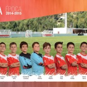 mega poster de equipa valonguense sub 10 a